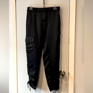 Navy Blue Cinched Parker Pants (Size 0)